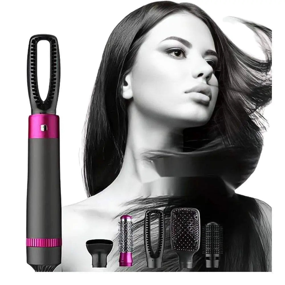 ✨ 3-in-1 Hair Styling Pack (Automatic Curling Iron + Brush Straightener + Hot Air Brush 5-in-1)